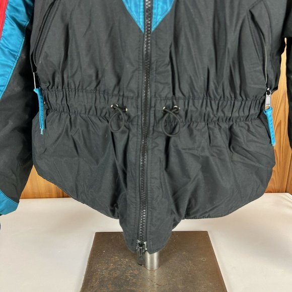 Vintage Polaris Snowmobile Sled Thermo-Loft Insulated Racing Ski Jacket Medium - Picture 4 of 12